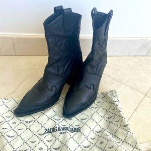 Zadig & Voltaire Black Boots size 39/9